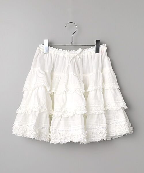 PINK HOUSE / ピンクハウス その他小物 | フリル使いティアードタブリエ（シロ）