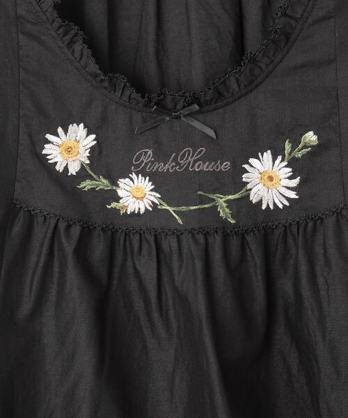 PINK HOUSE / ピンクハウス その他小物 | マーガレットロゴ刺繍ローンタブリエ | 詳細1