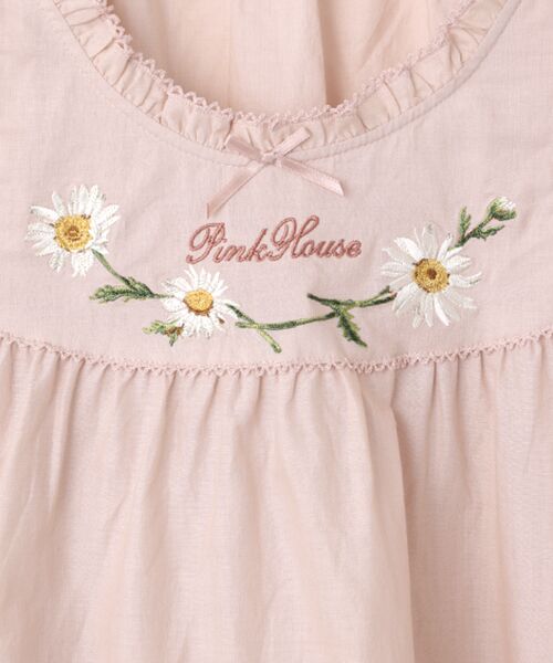 PINK HOUSE / ピンクハウス その他小物 | マーガレットロゴ刺繍ローンタブリエ | 詳細3
