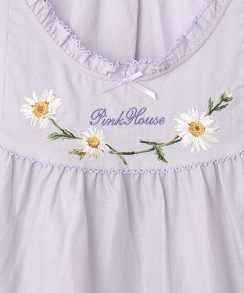 PINK HOUSE / ピンクハウス その他小物 | マーガレットロゴ刺繍ローンタブリエ | 詳細10