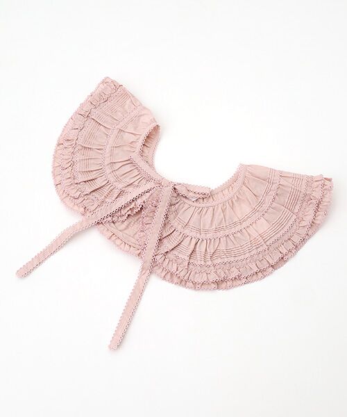 PINK HOUSE / ピンクハウス その他小物 | フリル使いローンティペット（ピンク）