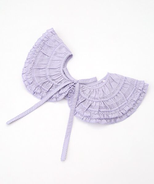 PINK HOUSE / ピンクハウス その他小物 | フリル使いローンティペット（ラベンダー）