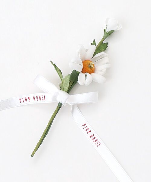 PINK HOUSE / ピンクハウス ブローチ・コサージュ | フラワーモチーフミニコサージュ（マーガレット）