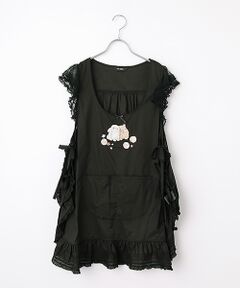 PINK HOUSE / ピンクハウス その他トップス | 幸見うさぎ柄ローンタブリエ