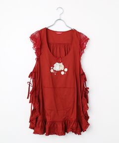 PINK HOUSE / ピンクハウス その他トップス | 幸見うさぎ柄ローンタブリエ