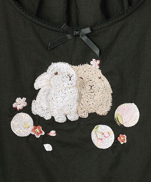 PINK HOUSE / ピンクハウス その他トップス | 幸見うさぎ柄ローンタブリエ | 詳細1