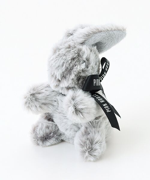 PINK HOUSE / ピンクハウス ブローチ・コサージュ | 幸見うさぎぬいぐるみコサージュ（グレー）