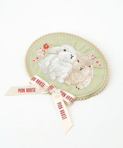 PINK HOUSE / ピンクハウス ブローチ・コサージュ | 幸見うさぎ刺繍ワッペン