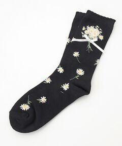 PINK HOUSE / ピンクハウス ソックス | マーガレットブーケ柄ソックス