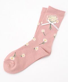 PINK HOUSE / ピンクハウス ソックス | マーガレットブーケ柄ソックス