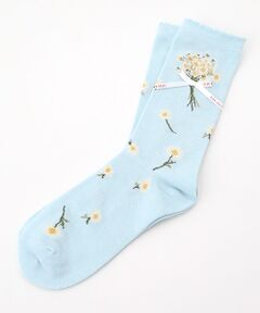 PINK HOUSE / ピンクハウス ソックス | マーガレットブーケ柄ソックス