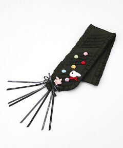 PINK HOUSE / ピンクハウス マフラー・ショール・スヌード・ストール | フリル使いサッシュベルト