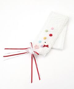 PINK HOUSE / ピンクハウス マフラー・ショール・スヌード・ストール | フリル使いサッシュベルト