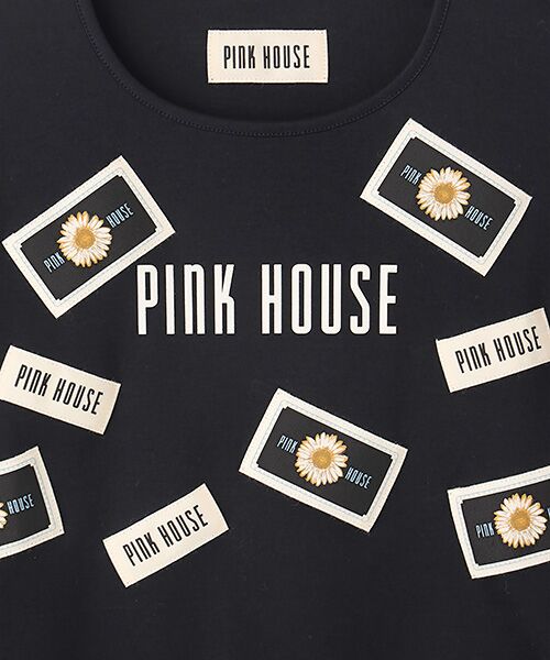 PINK HOUSE / ピンクハウス カットソー | マーガレットネーム使いカットソー | 詳細1