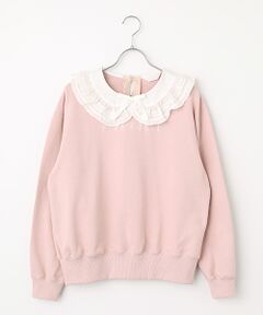 PINK HOUSE / ピンクハウス スウェット | ローン衿付きロゴトレーナー