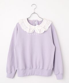 PINK HOUSE / ピンクハウス スウェット | ローン衿付きロゴトレーナー