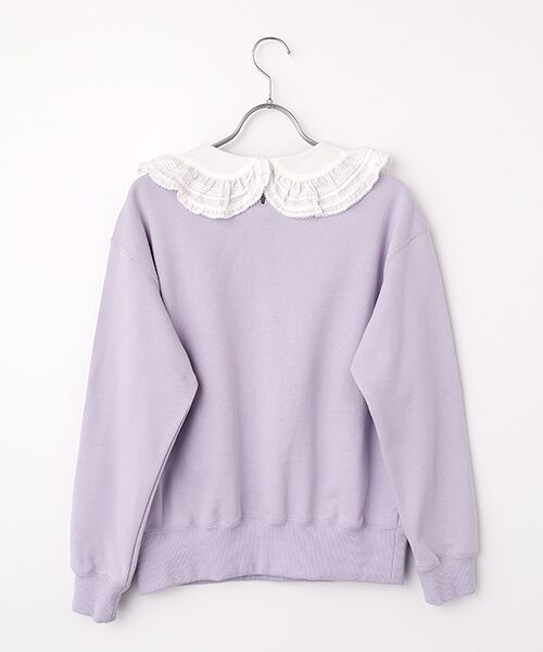 PINK HOUSE / ピンクハウス スウェット | ローン衿付きロゴトレーナー | 詳細5