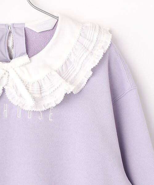 PINK HOUSE / ピンクハウス スウェット | ローン衿付きロゴトレーナー | 詳細6