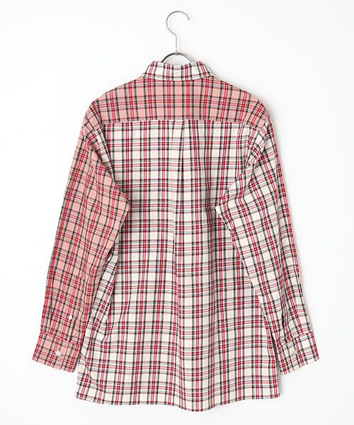 PINK HOUSE / ピンクハウス シャツ・ブラウス | くまアップリケ付きオリジナルタータンチェックシャツブラウス | 詳細3