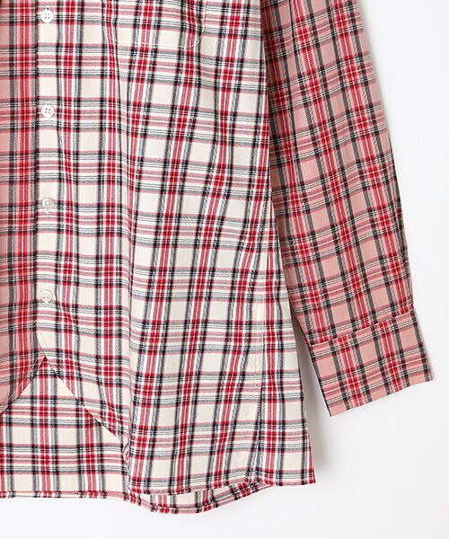 PINK HOUSE / ピンクハウス シャツ・ブラウス | くまアップリケ付きオリジナルタータンチェックシャツブラウス | 詳細5