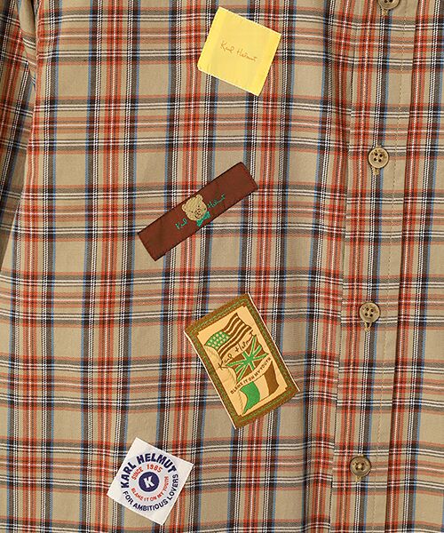 PINK HOUSE / ピンクハウス シャツ・ブラウス | ネームワッペンいっぱいオリジナルタータンチェックシャツブラウス | 詳細5