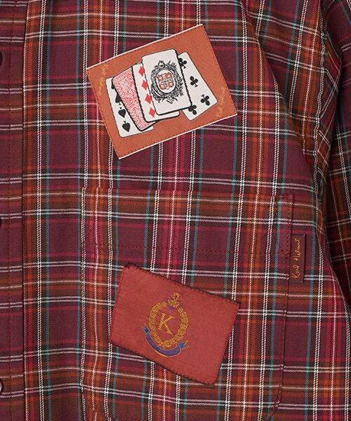 PINK HOUSE / ピンクハウス シャツ・ブラウス | ネームワッペンいっぱいオリジナルタータンチェックシャツブラウス | 詳細7