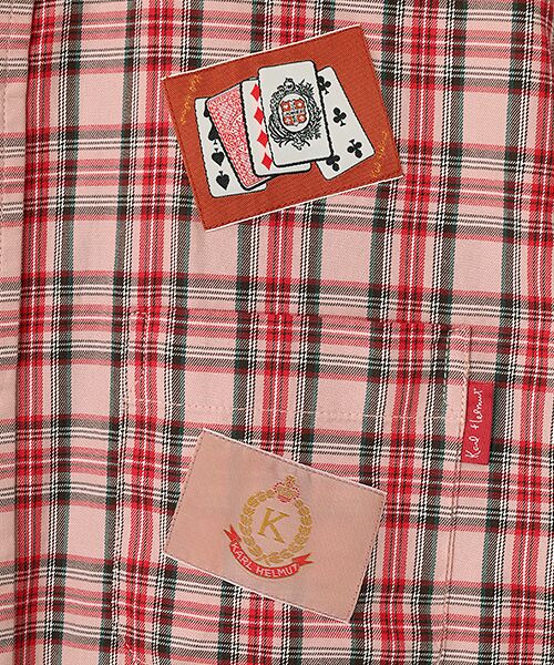 PINK HOUSE / ピンクハウス シャツ・ブラウス | ネームワッペンいっぱいオリジナルタータンチェックシャツブラウス | 詳細7