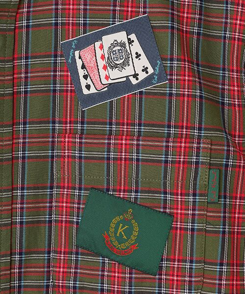 PINK HOUSE / ピンクハウス シャツ・ブラウス | ネームワッペンいっぱいオリジナルタータンチェックシャツブラウス | 詳細9