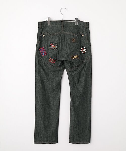 PINK HOUSE / ピンクハウス デニムパンツ | BIGくまシルエットデニムパンツ | 詳細1