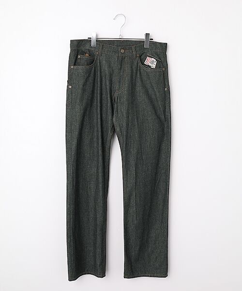 PINK HOUSE / ピンクハウス デニムパンツ | BIGくまシルエットデニムパンツ（クロ）