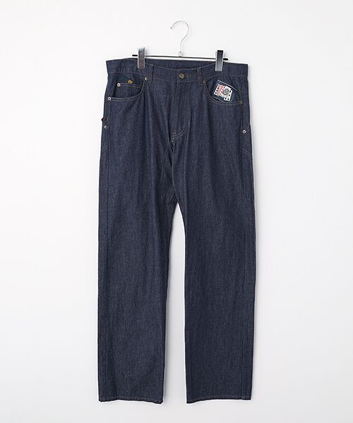 PINK HOUSE / ピンクハウス デニムパンツ | BIGくまシルエットデニムパンツ（ネイビー）