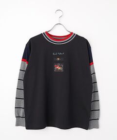 PINK HOUSE / ピンクハウス カットソー | ボーダー袖付きレイヤードカットソー