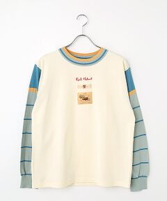 PINK HOUSE / ピンクハウス カットソー | ボーダー袖付きレイヤードカットソー