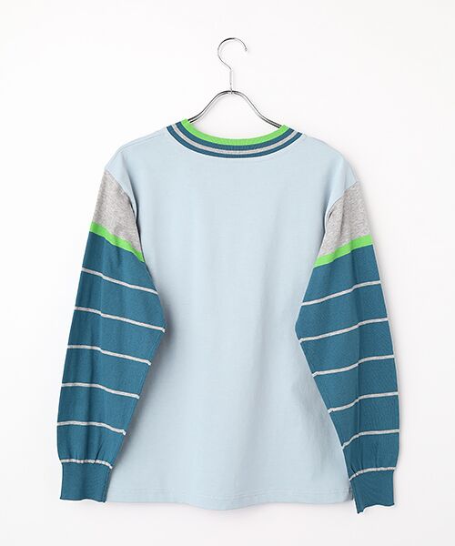 PINK HOUSE / ピンクハウス カットソー | ボーダー袖付きレイヤードカットソー | 詳細3