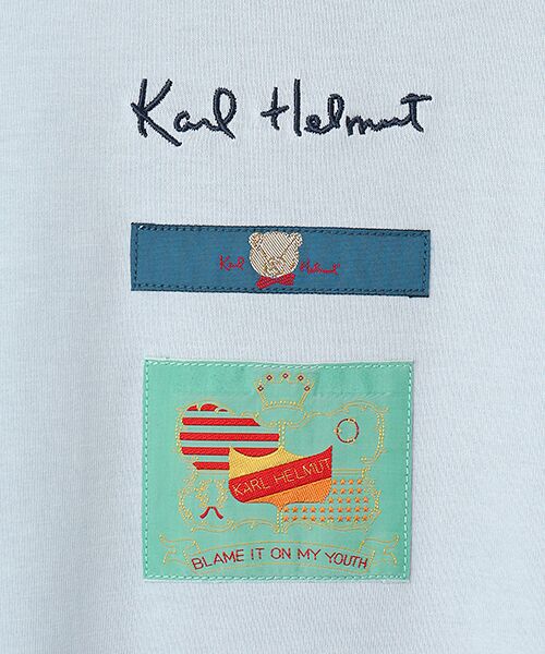 PINK HOUSE / ピンクハウス カットソー | ボーダー袖付きレイヤードカットソー | 詳細5