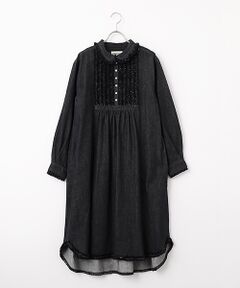 PINK HOUSE / ピンクハウス ロング・マキシ丈ワンピース | ムラ糸デニムシャツワンピース