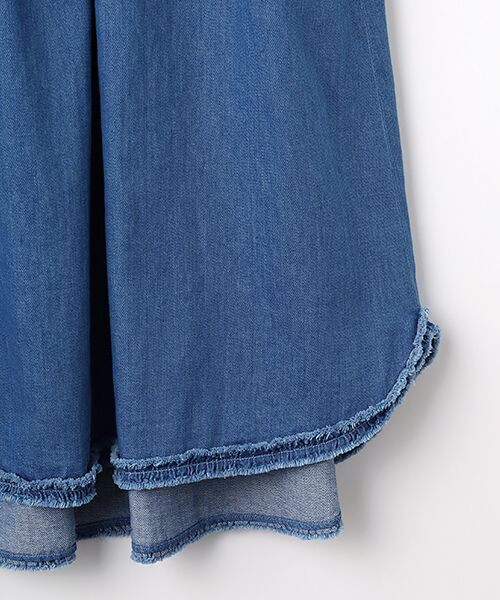 PINK HOUSE / ピンクハウス ロング・マキシ丈ワンピース | ムラ糸デニムシャツワンピース | 詳細6