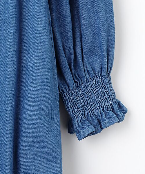 PINK HOUSE / ピンクハウス ロング・マキシ丈ワンピース | ムラ糸デニムミディワンピース | 詳細5