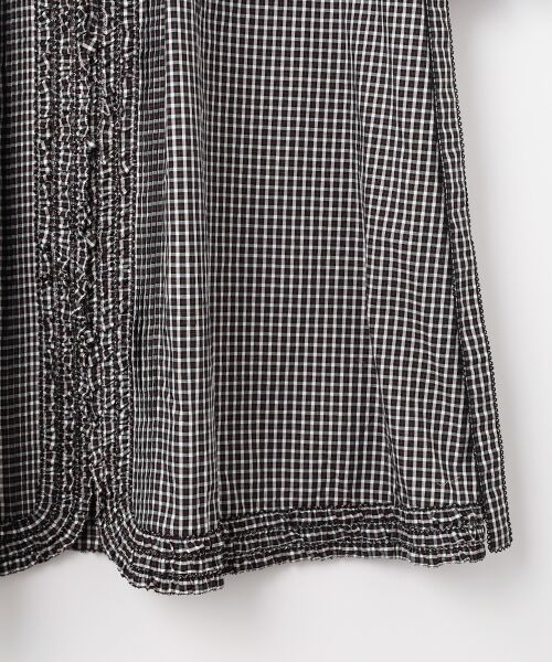 PINK HOUSE / ピンクハウス ロング・マキシ丈ワンピース | オリジナルチェックフード付きワンピース | 詳細4