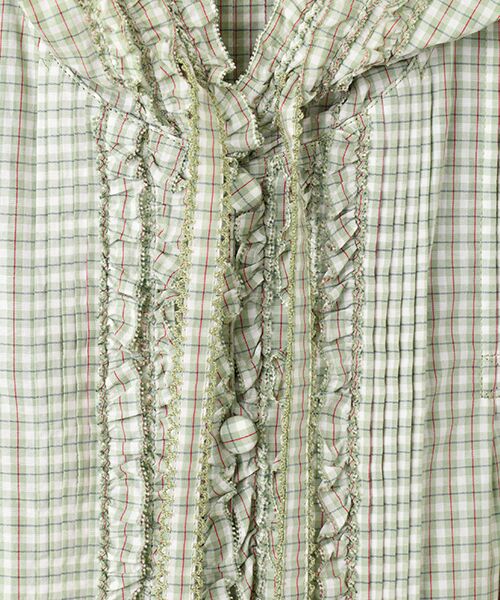 PINK HOUSE / ピンクハウス ロング・マキシ丈ワンピース | オリジナルチェックフード付きワンピース | 詳細10