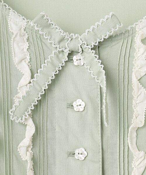 PINK HOUSE / ピンクハウス ロング・マキシ丈ワンピース | たくし上げリボン付きワンピース | 詳細6