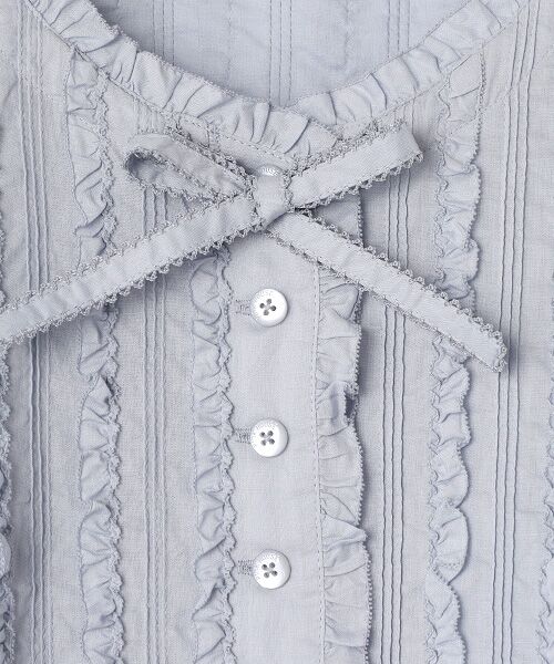 PINK HOUSE / ピンクハウス シャツ・ブラウス | フリル使いローンブラウス | 詳細7