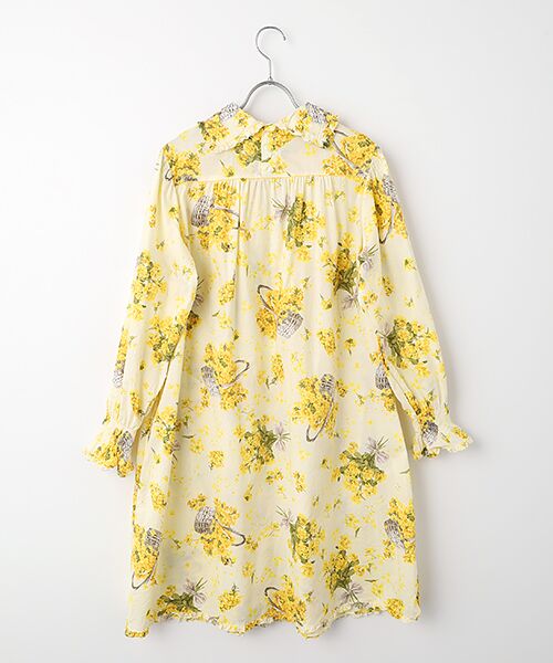 PINK HOUSE / ピンクハウス チュニック | なのはなプリントチュニックブラウス | 詳細1