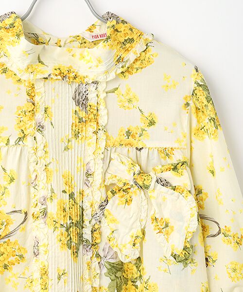 PINK HOUSE / ピンクハウス チュニック | なのはなプリントチュニックブラウス | 詳細2