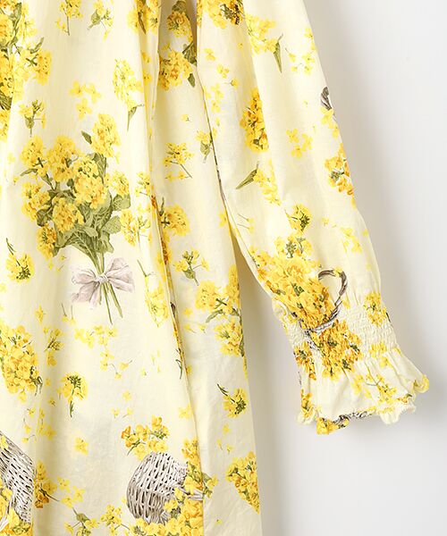 PINK HOUSE / ピンクハウス チュニック | なのはなプリントチュニックブラウス | 詳細3