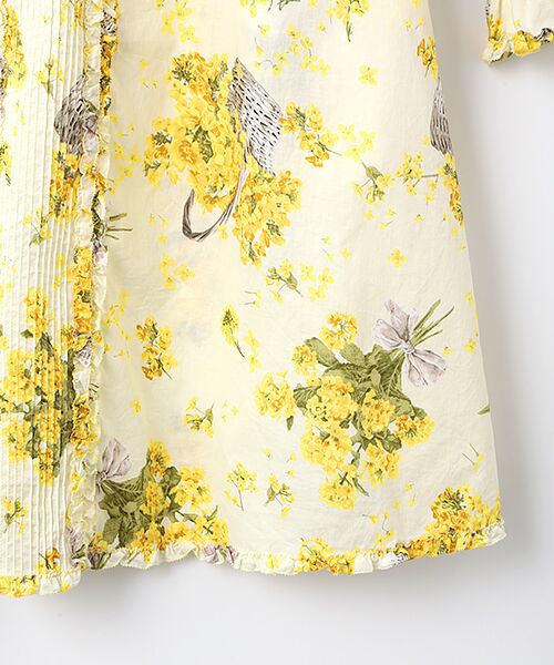 PINK HOUSE / ピンクハウス チュニック | なのはなプリントチュニックブラウス | 詳細4