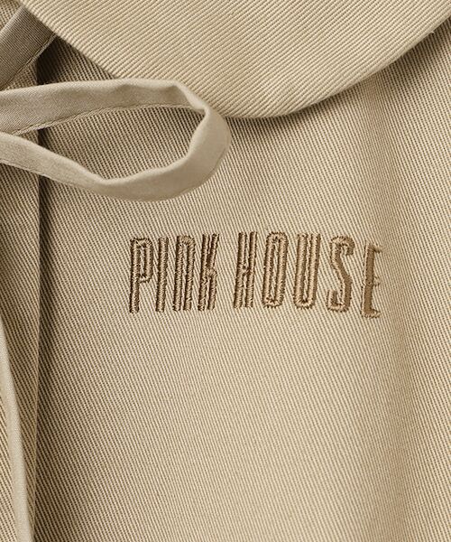 PINK HOUSE / ピンクハウス ステンカラーコート | ツイルコート | 詳細8