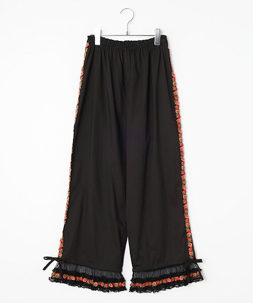 PINK HOUSE / ピンクハウス その他パンツ | オリジナル苺ブレードレース使いドロワーズ（クロ）