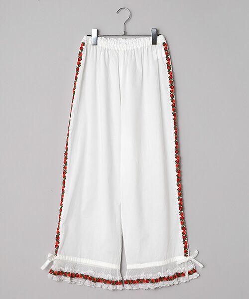 PINK HOUSE / ピンクハウス その他パンツ | オリジナル苺ブレードレース使いドロワーズ（シロ）