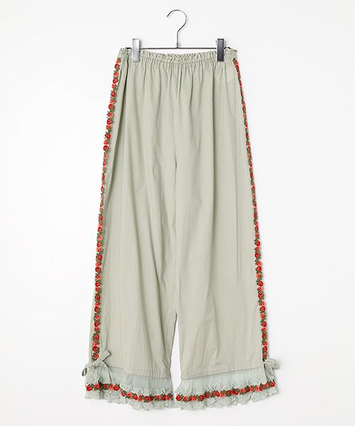 PINK HOUSE / ピンクハウス その他パンツ | オリジナル苺ブレードレース使いドロワーズ（ハッカ）